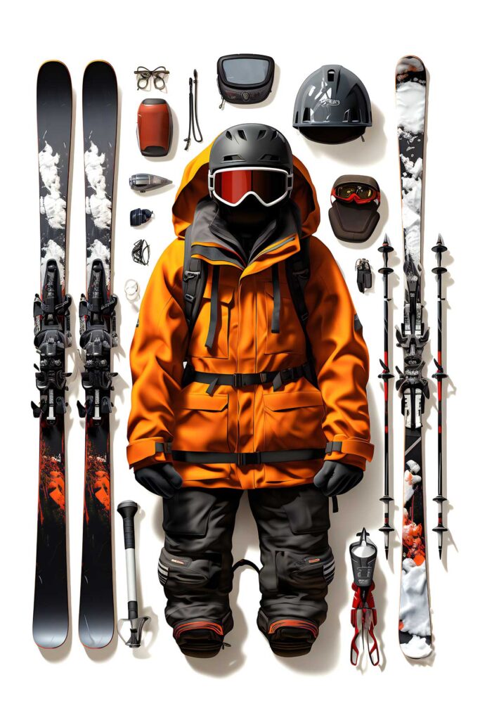 Winter Ski Equipment